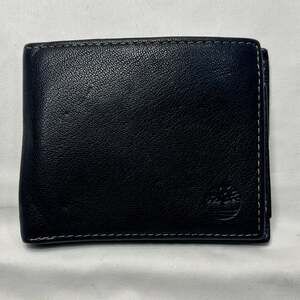 Timberland Men's Blix Leather Passcase Bifold Wallet Black